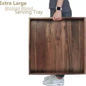 Large Walnut Serving Tray
